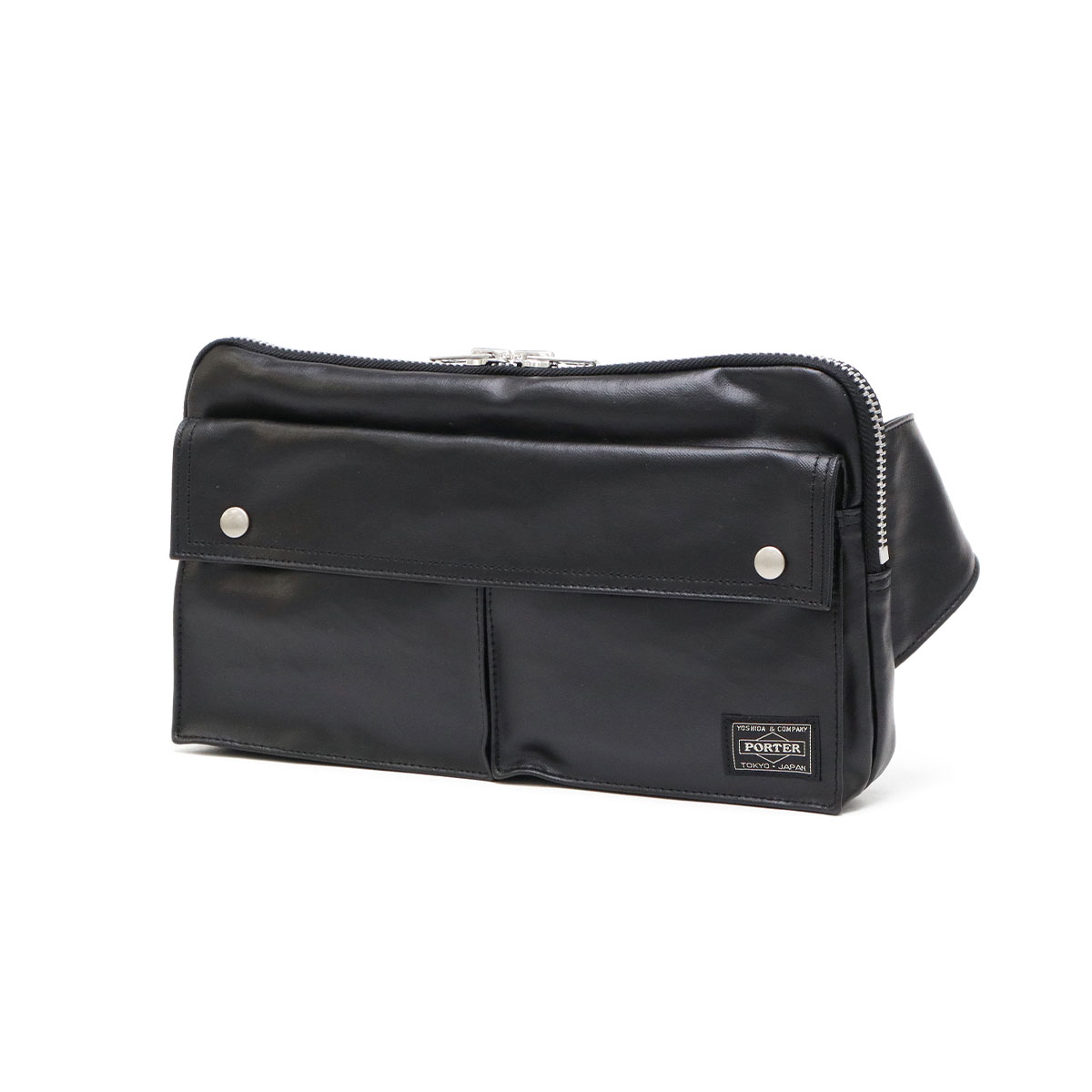 新品・未使用PORTER FREE STYLE ボディバッグ ウエストバッグ 黒 FREE STYLE（PORTER） ポーター フリースタイル ウエストバッグ 707