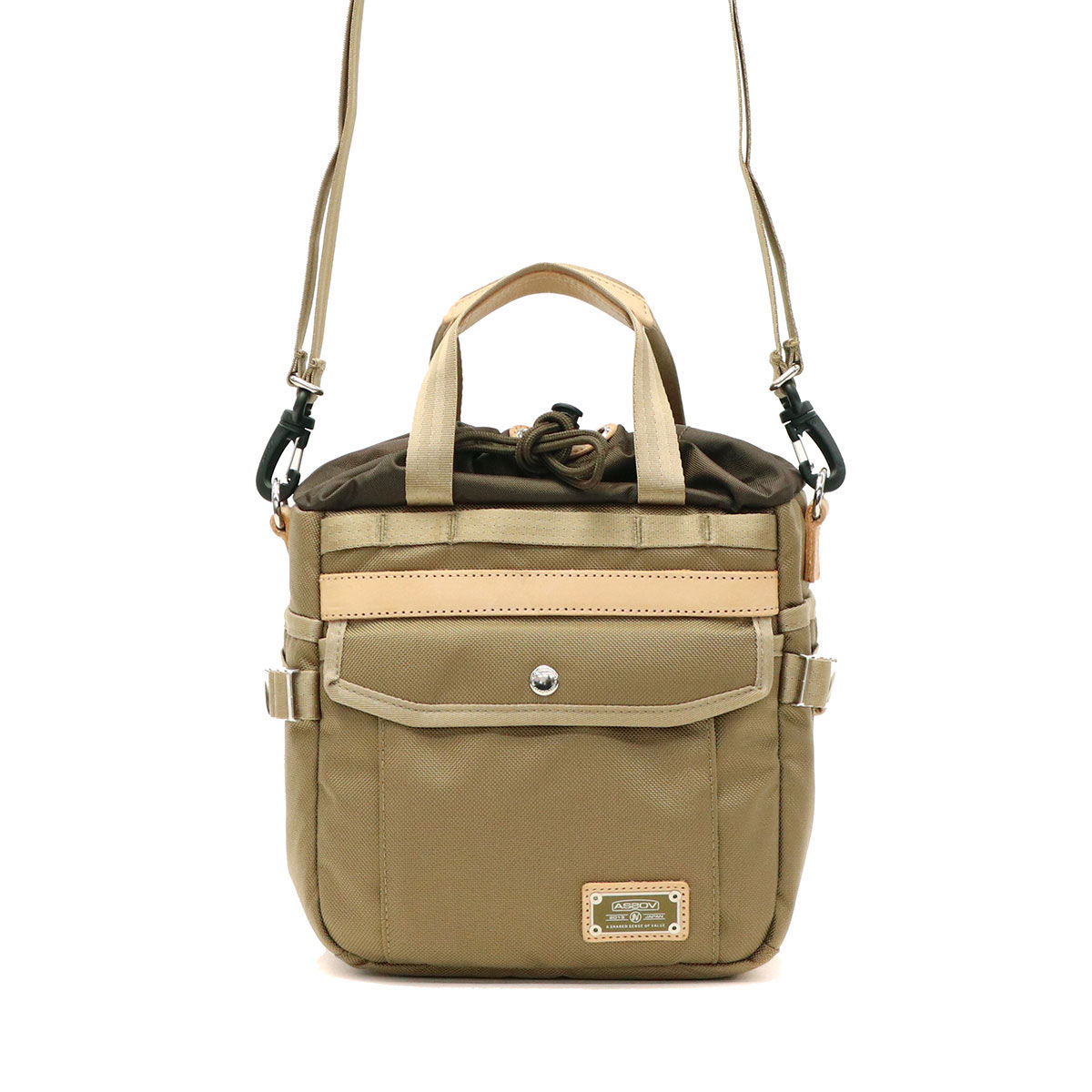 AS2OV アッソブ EXCLUSIVE BALLISTIC NYLON DRAWSTRING BAG 061326｜【正規販売店】カバン