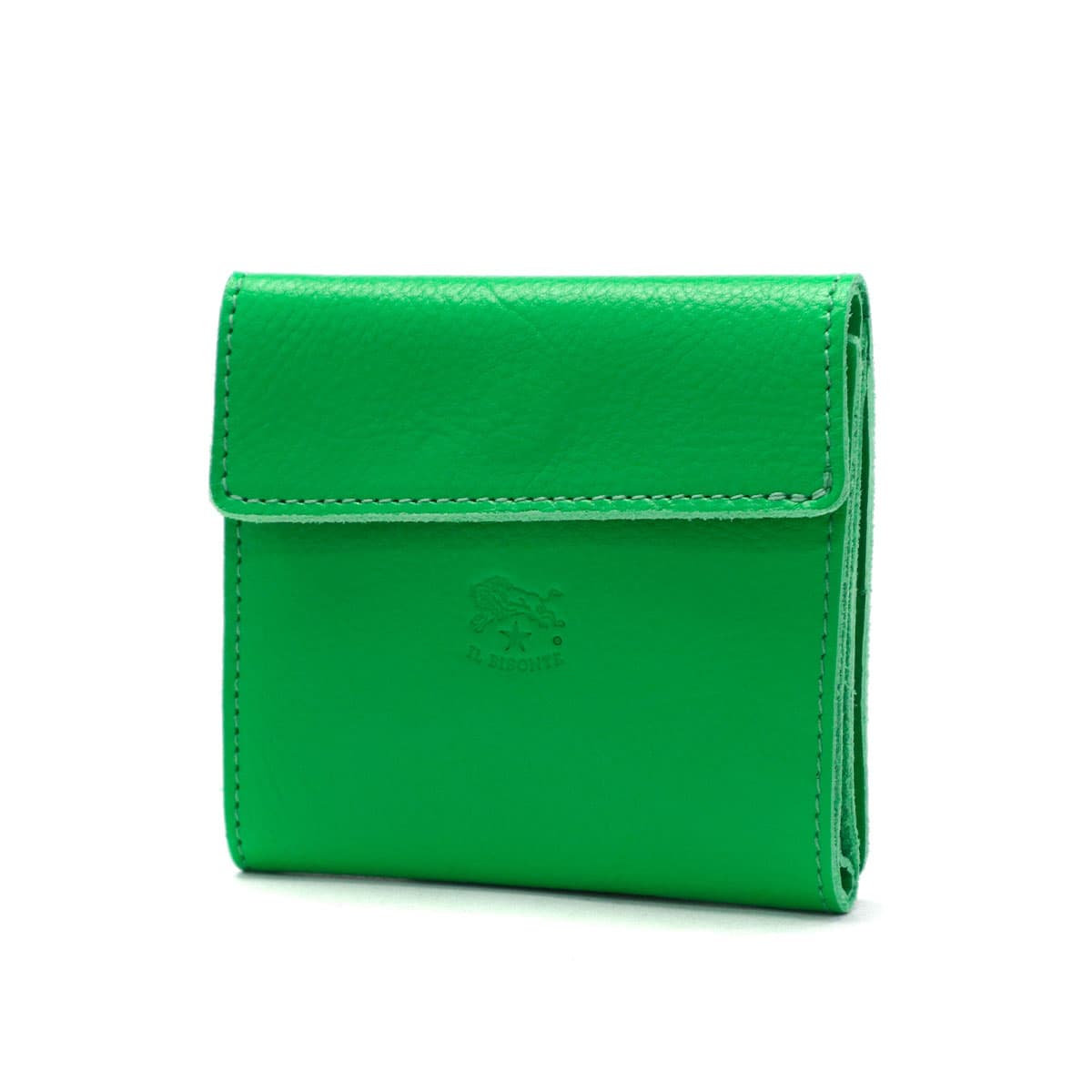 財布 イルビゾンテ 緑 正規取扱店】IL BISONTE イルビゾンテ COLOR LEATHER ウォレット