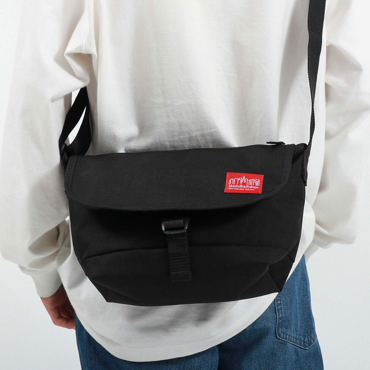 【日本正規品】Manhattan Portage マンハッタンポーテージ Nylon Messenger Bag JRS Flap