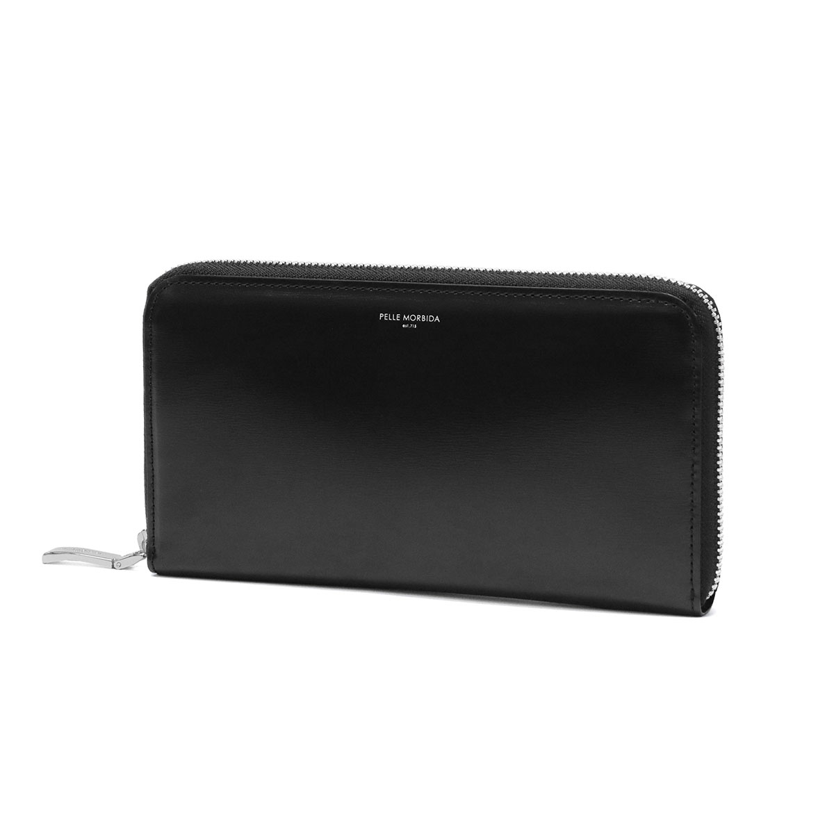 新品✨ペッレモルビダ　バルカ　ロングウォレット　レザー　ブラック　長財布　黒 PELLE MORBIDA ペッレモルビダ Barca バルカ 長財布 BA711｜【正規販売