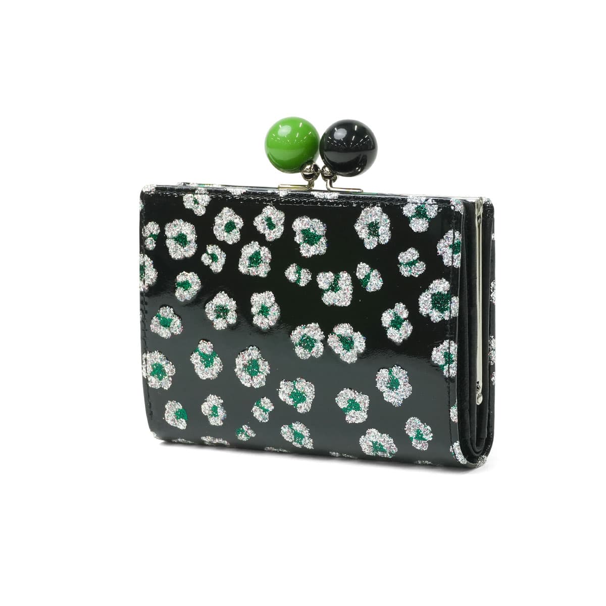 tsumori chisato CARRY ツモリチサト グリッターフラワー ガマ札入れ