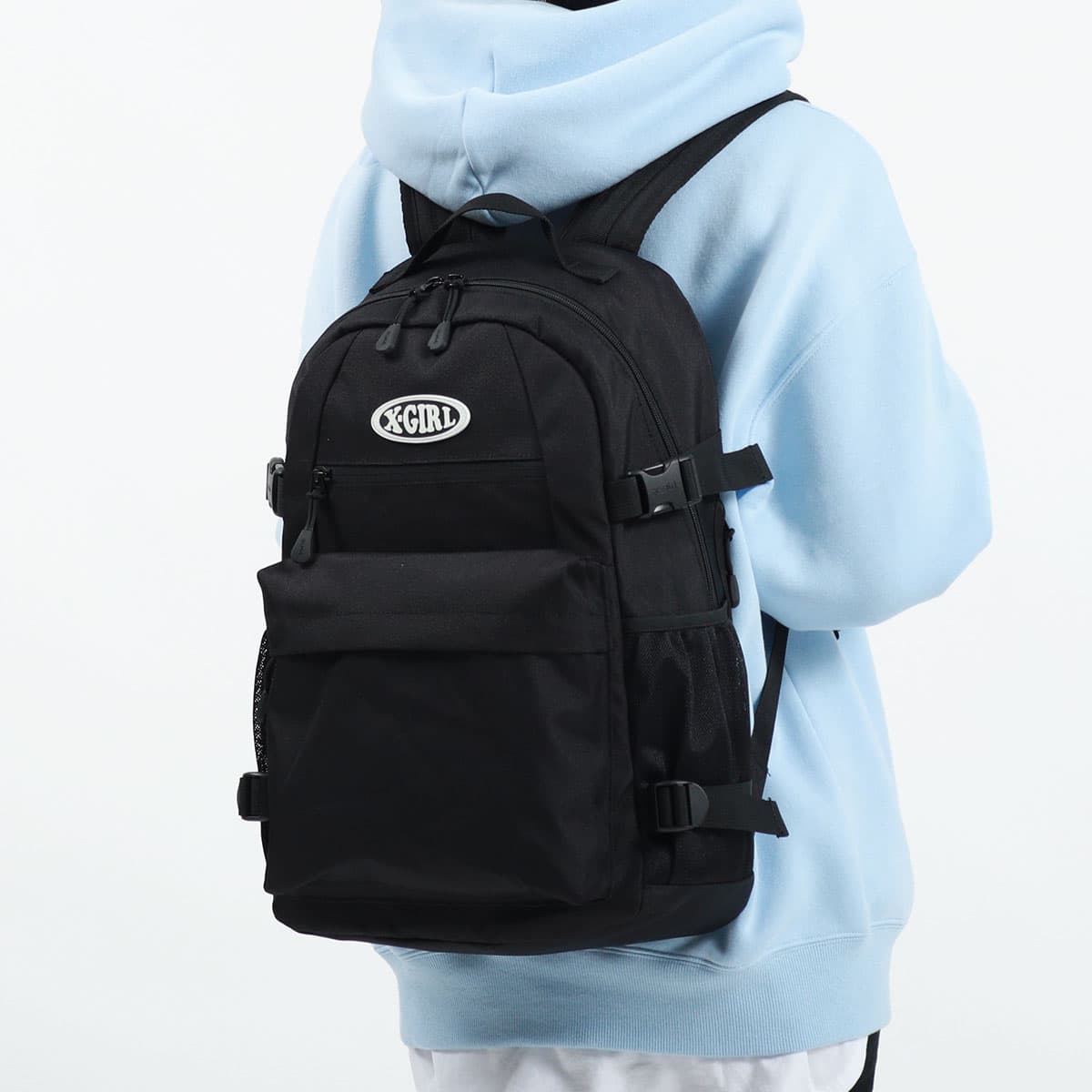 X-girl エックスガール OVAL LOGO BACKPACK リュックサック 20L