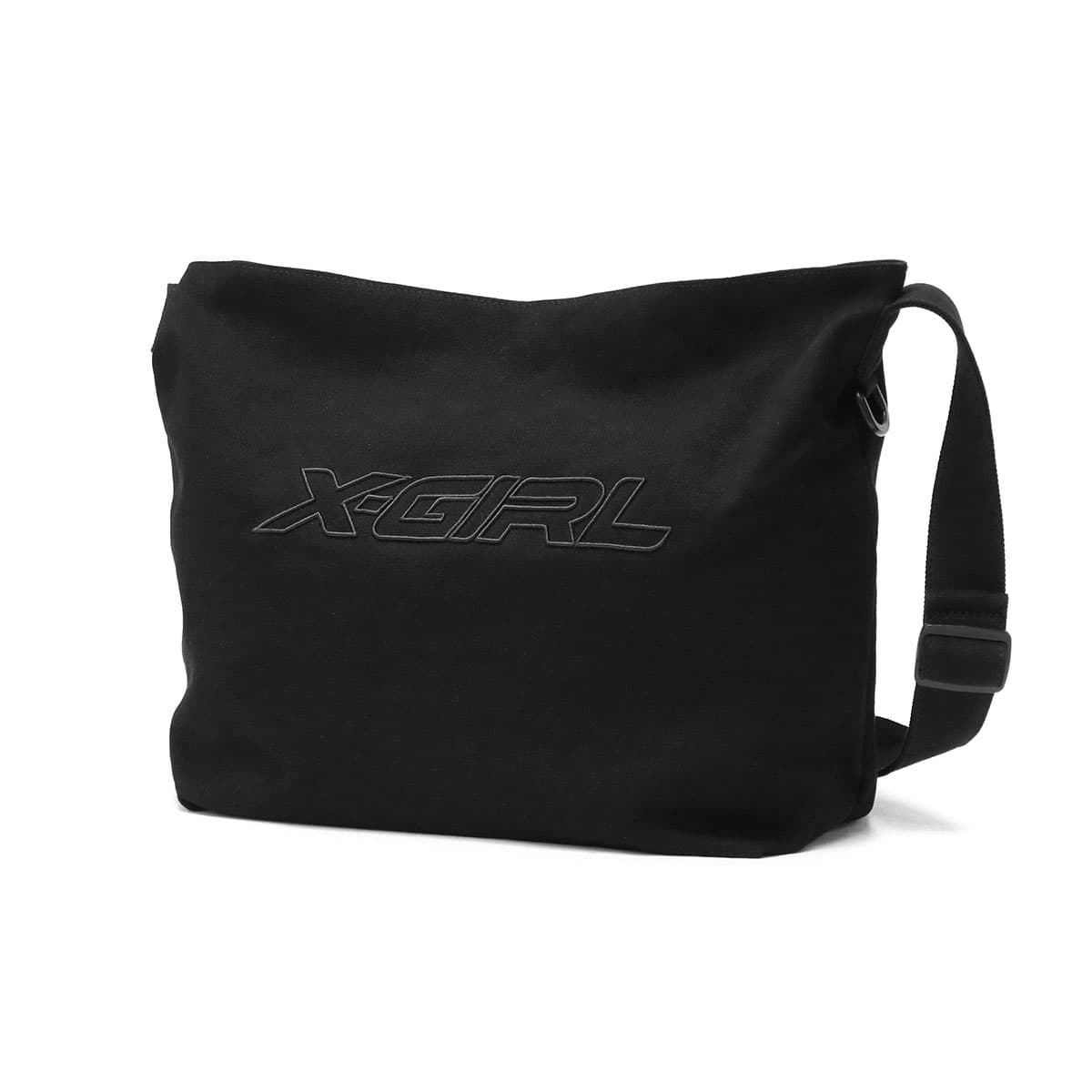 X-girl エックスガール LOGO MESSENGER BAG ショルダーバッグ 