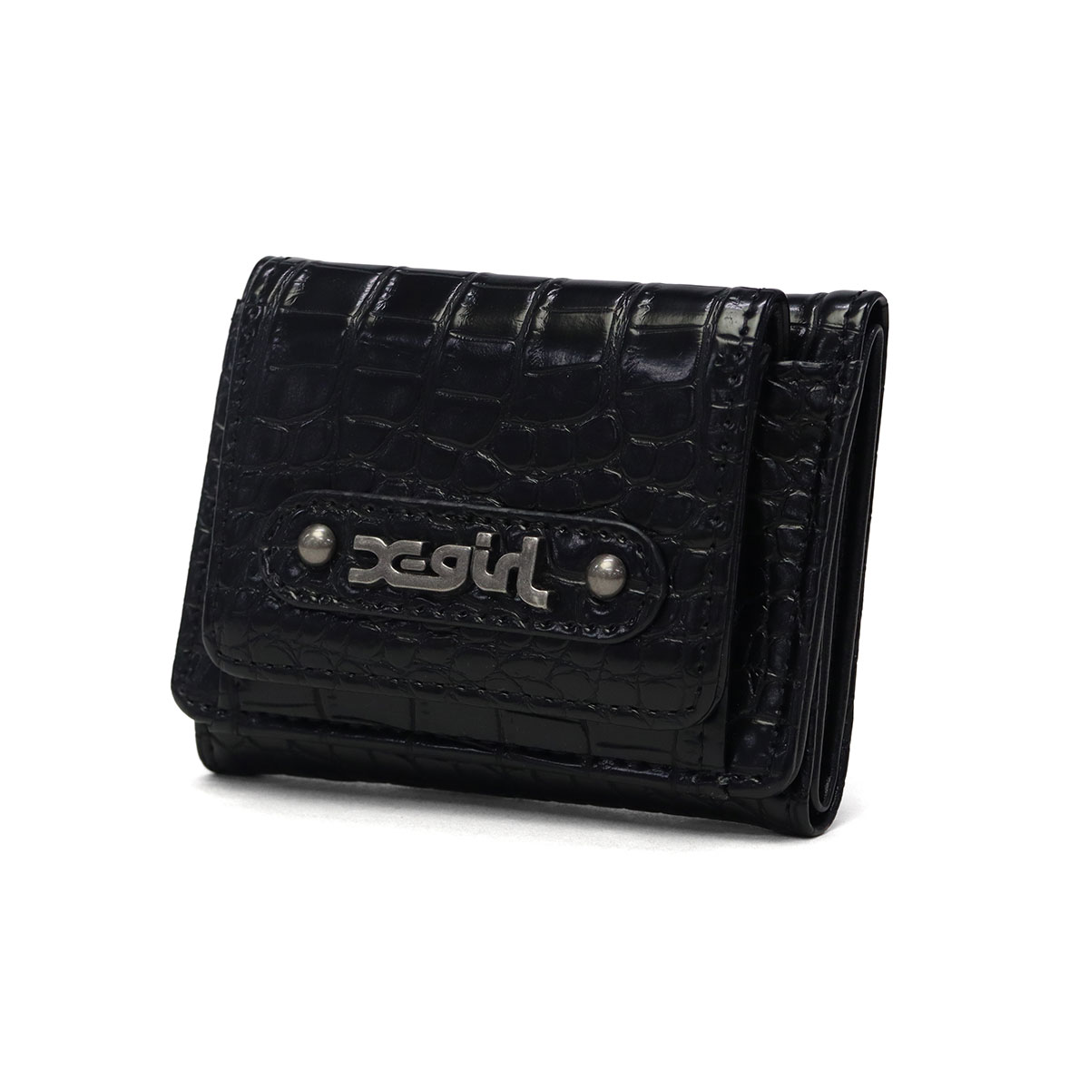 セール30%OFF】 X-girl エックスガール MILLS LOGO FAUX CROCO MINI