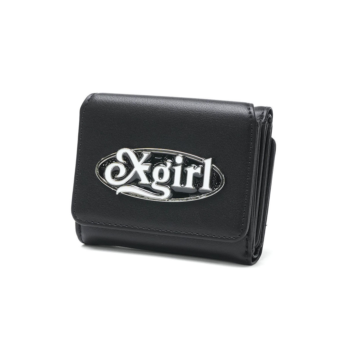セール30%OFF】 X-girl エックスガール OVAL LOGO CLASP FAUX LEATHER